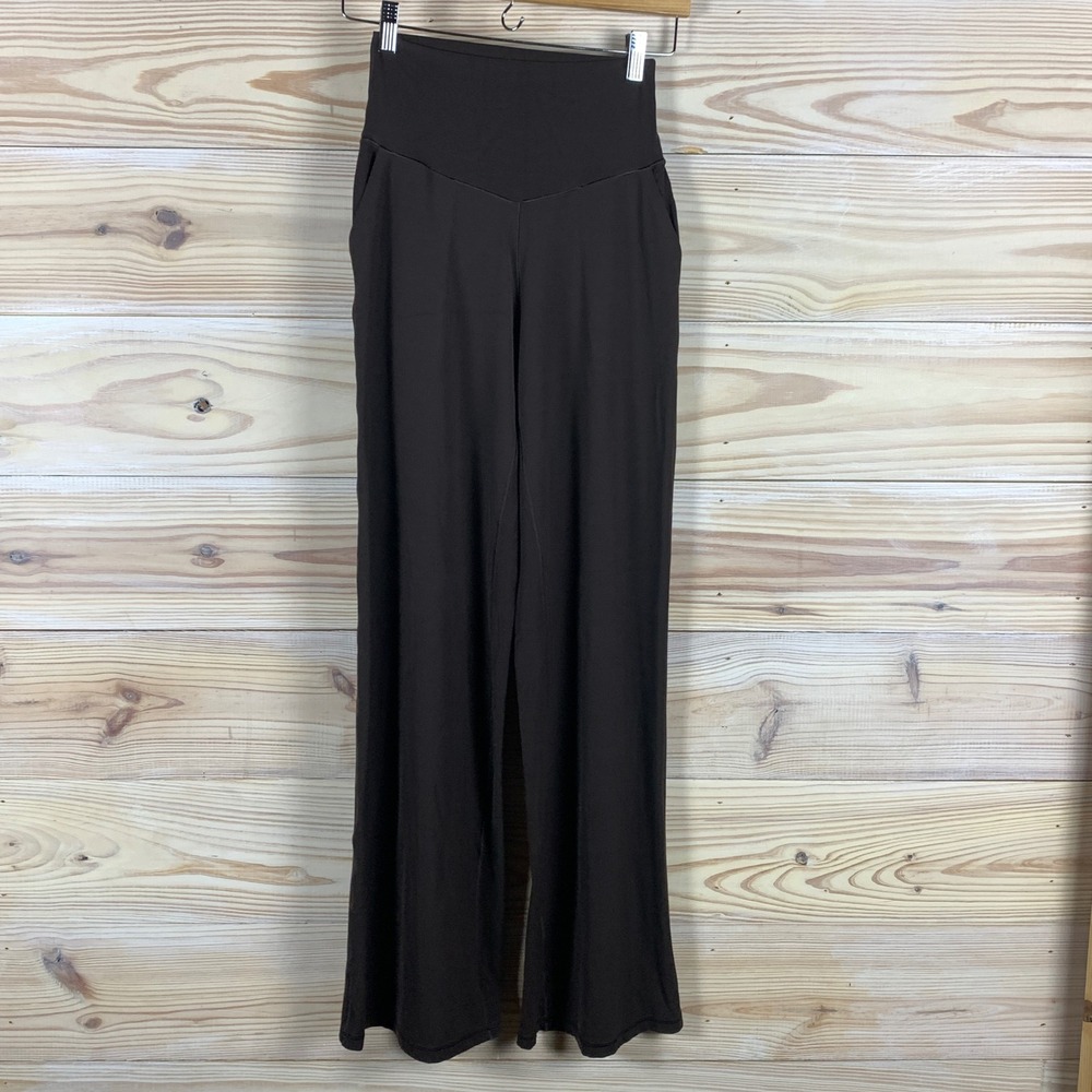 OFFLINE by Aerie Trouser Womens S Brown Real Me Xtra Hi-Rise Wide Leg Yoga Pants